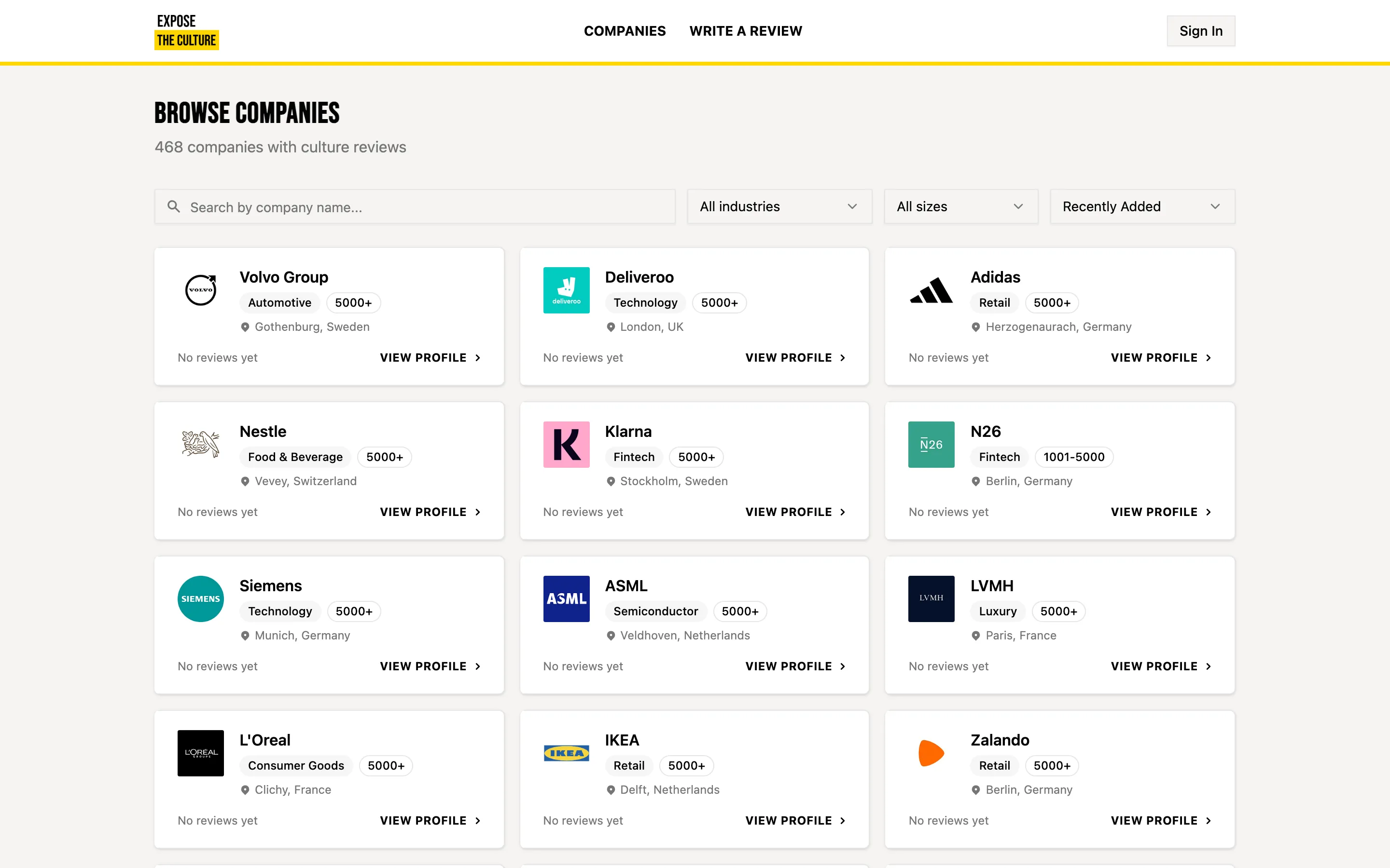 Expose The Culture — Anonymous reviews that actually measure culture — our approach